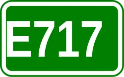 Zeichen der Europastraße 717