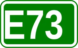 Zeichen der Europastraße 73