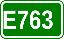 Zeichen der Europastraße 763