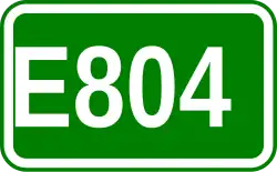 Zeichen der Europastraße 804