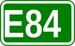 Zeichen der Europastraße 84
