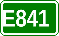 Zeichen der Europastraße 841