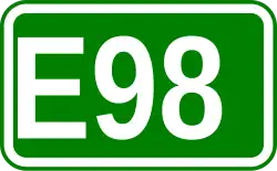 Zeichen der Europastraße 98