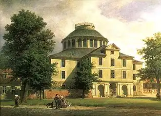 Die Rotunde, Gemälde von Ludwig Tacke (1888)