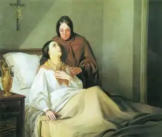 Am Sterbebett, nicht datiert