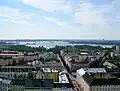 Blick vom Turm des Olympiastadions