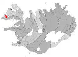 Lage von Tálknafjörður