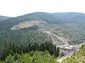 Totale: Die Baustelle aus Richtung Norden.