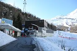 Talstation in Saas-Fee
