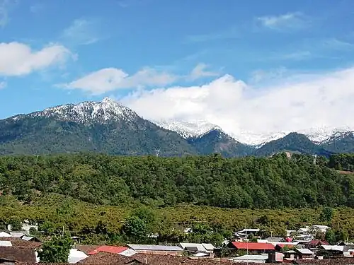 Tancítaro – Pico de Tancítaro im Norden der Kleinstadt