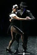 Jazzpants als Teil eines Tanzkostüms