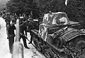 Italienische Truppen mit L6/40