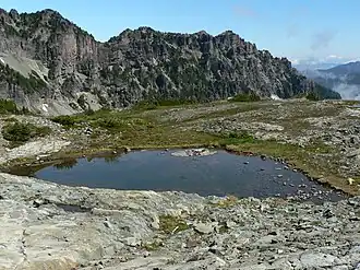 Gletschersee im Mount Rainier National Park