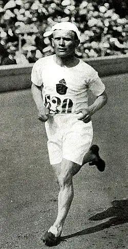 Tatu Kolehmainen, Bruder des Olympiasiegers, gab das Rennen vorzeitig&nbsp;auf