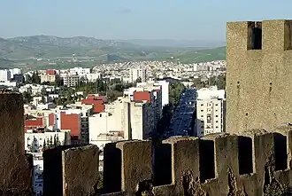 Blick über die Neustadt von Taza