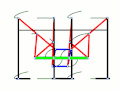 2D-Computer­animation einer Plantigrade Machine