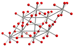 Kristallstruktur von Tellurtrioxid