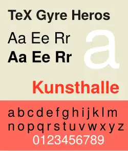 TeX Gyre Heros