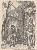 Teja und Adalgoth in Vorahnung des Endes (7. Buch)