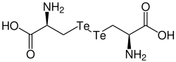 Strukturformel von Tellurocystin