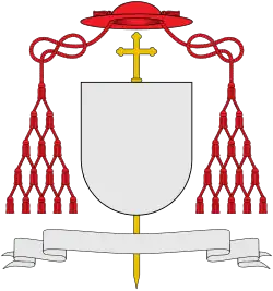 2D Wappen eines Kardinals mit Bischofsweihe