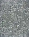Japanisches Figurenpapier (Tengujo, weiß bedruckt), Grafikschutzpapier in der Zeitschrift PAN