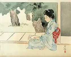 Lesende Frau