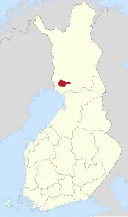 Lage von Tervola in Finnland