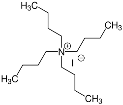 Strukturformel von Tetrabutylammoniumiodid