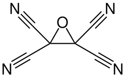 Strukturformel von Tetracyanoethylenoxid