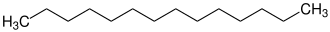 Strukturformel von Tetradecan