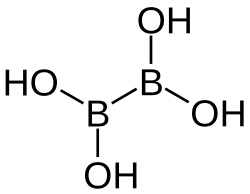 Strukturformel von Tetrahydroxydiboron
