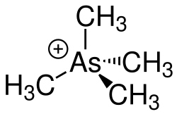 Strukturformel von Tetramethylarsonium