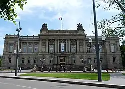 Gebäude für den Landesausschuss in Straßburg, 1892