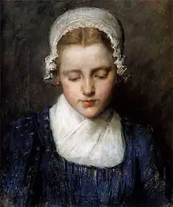 Thérèse Schwartze (1918): Porträt eines Mädchens.