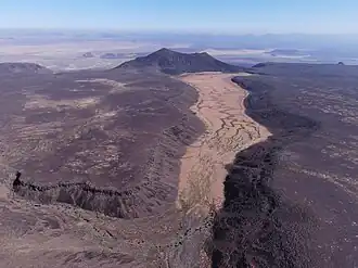 Hala l-Badr, davor der ehemalige See Thadra