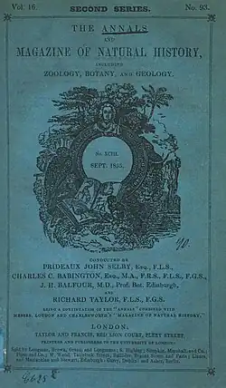 The Annals and Magazine of Natural History, Zweite Serie, Band 16, Nr. 93, September 1855