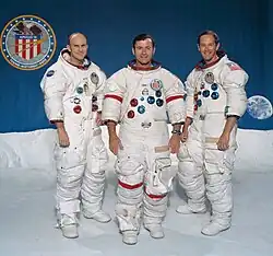 Apollo 16 – v.&nbsp;l.&nbsp;n.&nbsp;r. Ken Mattingly, John Young, Charles Duke