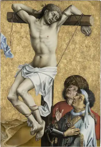 Der Schächer zur Linken Christi (Meister von Flémalle)