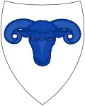 Nicht buchgetreues Widderkopf-Wappen von Haus Harkonnen in der Dune Encyclopedia