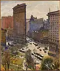 Samuel Halpert: The Flatiron Building (1919). Metropolitan Museum of Art, NYC