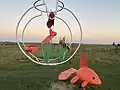 Skulptur aus dem „Porter Sculpture Park“ in South Dakota, USA