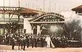 Die Miniatureisenbahn bei Midway Plaisance in Venice