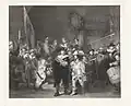 Die Nachtwache, Johann Wilhelm Kaiser, 1864, Radierung, 58,2&nbsp;× 67,7&nbsp;cm