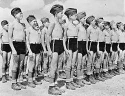 Angetretene JSK-Kadetten, 17. August 1942 (noch in Baschschit)