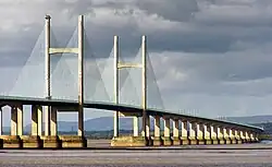 Die Schrägseilbrücke