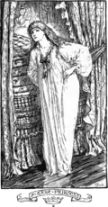 Illustration aus „The Yellow Fairy Book“, 1894, S. 255.