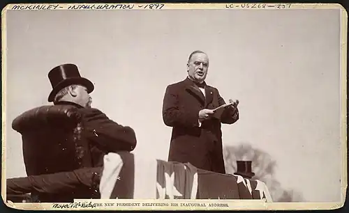 Amtseinführung von William McKinley, 25. Präsident der USA