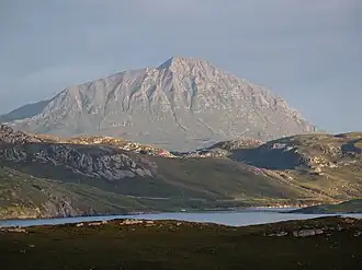 Westseite des Ben Hope, aufgenommen vom Loch Eriboll