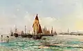 Fischerboote bei Venedig